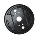 Backing plate, front, left