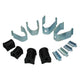 Sway bar mounting kit, front axle, both sides