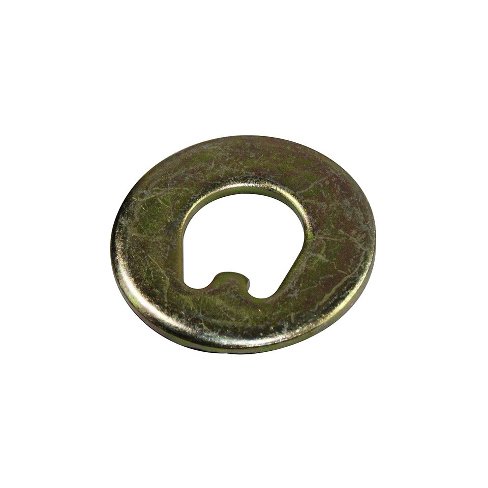 Retaining washer front drum