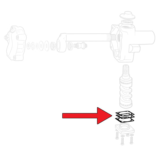 Shim 0.12mm for Steering box Split/Bay Bus 03/55-07/72