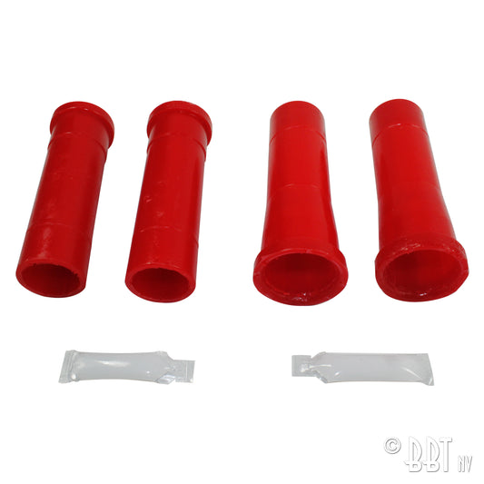 Urethane bushing, in- and outside, for ball joint suspension