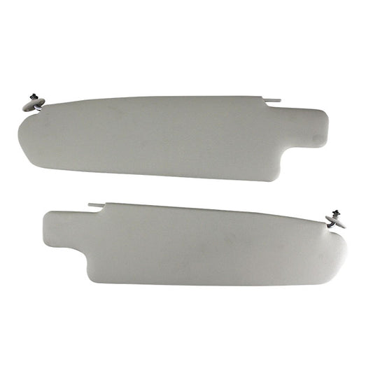 Sun visors, white