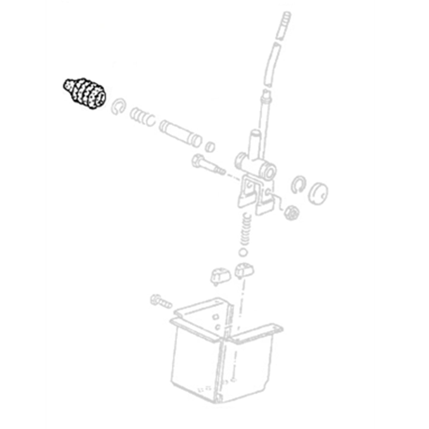 Shift linkage boot, 5-speed