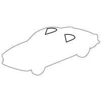 Pop-Out Windows Rear Quarter Window Seals: Karmann Ghia (1960-1971)