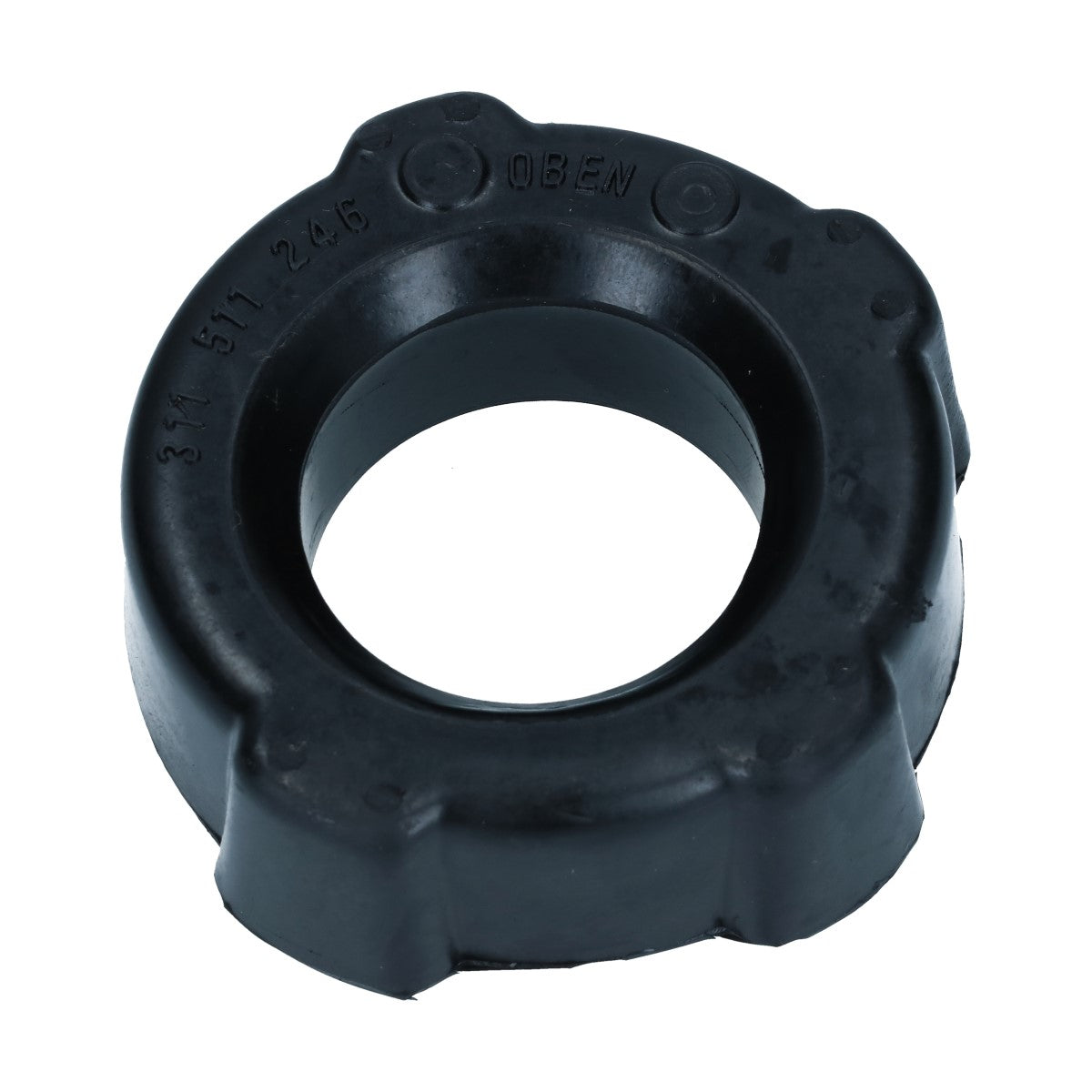Rubberbushing springplate, rear