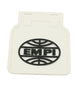 EMPI MudFlap Set White with Black Logo