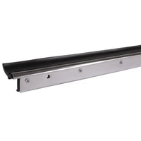 Rear Left Outer Window Scraper in Chrome: Beetle Cabrio (1965-1979)