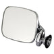 Wing Mirror with Short Arm Stainless Steel for Left Hand Drive Left: Beetle Cabrio (1968-1979)