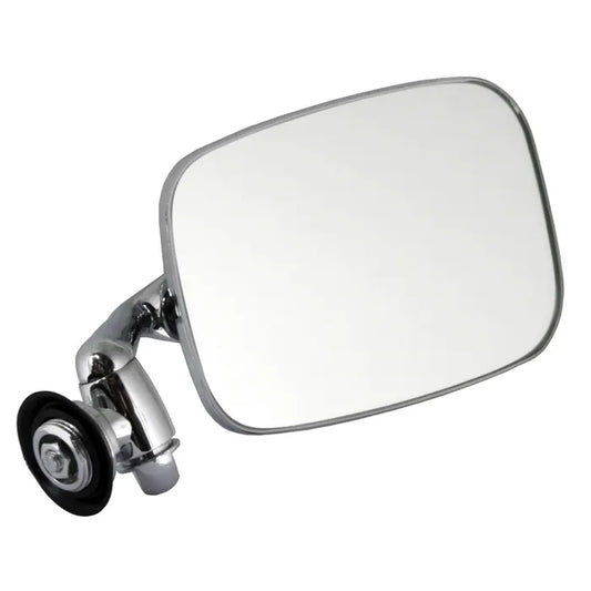 Wing Mirror with Long Arm Stainless Steel Right for Left Hand Drive: Beetle Cabrio (1968-1979)