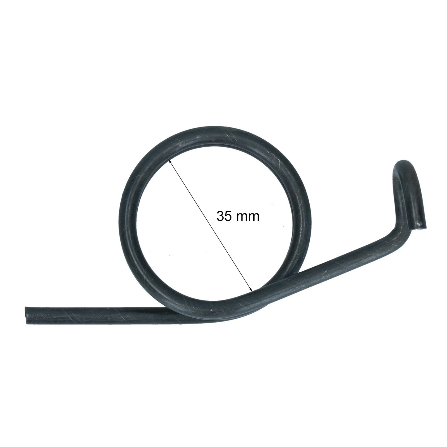 Return spring for clutch shaft, small diameter