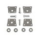 Plates for fuel tank fixation, Inox, set of 4, Vintage speed