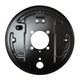 Backing plate, rear, left