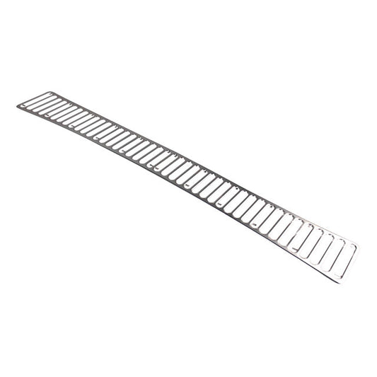 Grille under rear window, 42 holes