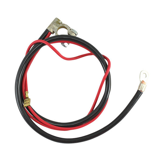 Positive battery cable, black 840 mm, red 1050 mm
