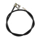 Positive battery cable, black 1130 mm