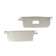Sun visors, cabrio, pair, white