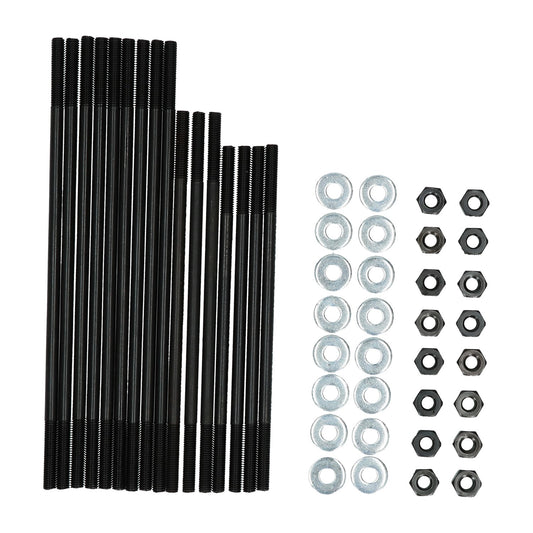 Cylinder stud kit 8mm std +1/2&quot; length Chrome-Molybdene