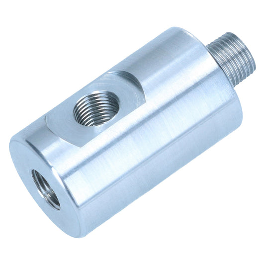 Adapter fuel pressure gauge to regulator 'Filter King'