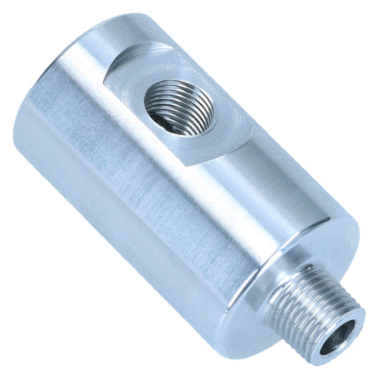 Adapter fuel pressure gauge to regulator 'Filter King'