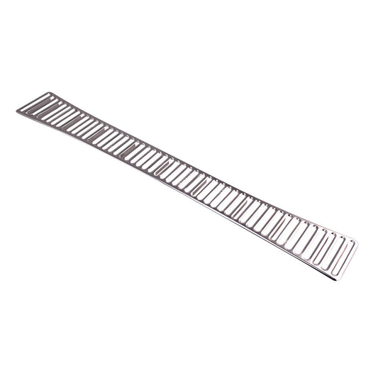 Grille under rear window, 50 holes