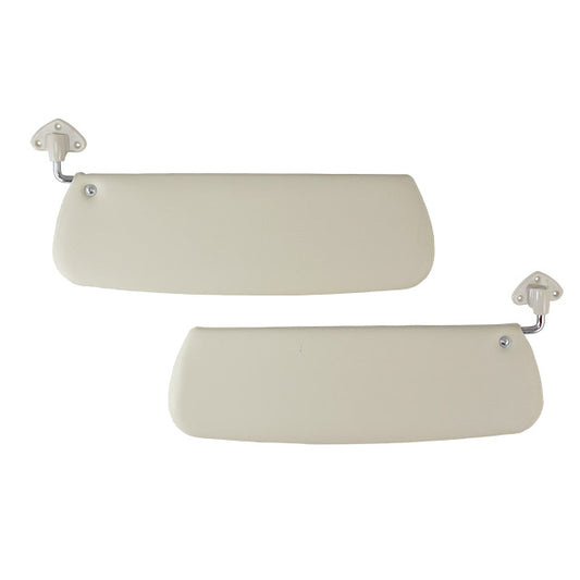 Sun visors, white
