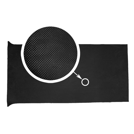 Front rubber mat black between front seats (Walk-through)(black)
