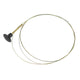 Enginelid inner cable, black knob