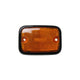 Side reflector lens front - Orange-black
