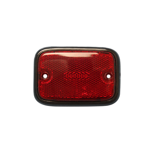 Side reflector lens rear - red-black