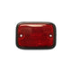 Side reflector lens rear - red-black