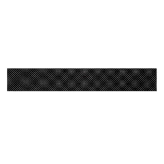 Rubber small black strip between front seats, Walk-through