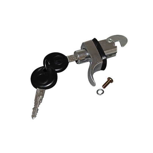 Engine lid lock W/keys - Chrome