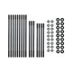 Cylinder stud kit 8mm std length Chrome-Molybdene