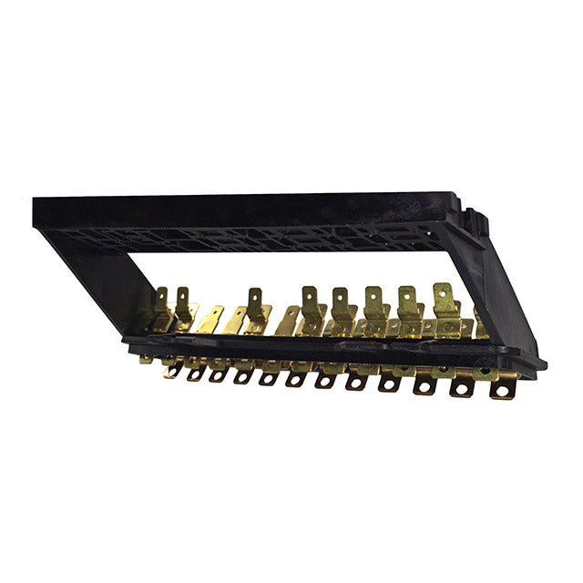 Fuse/relay box for 12 fuses