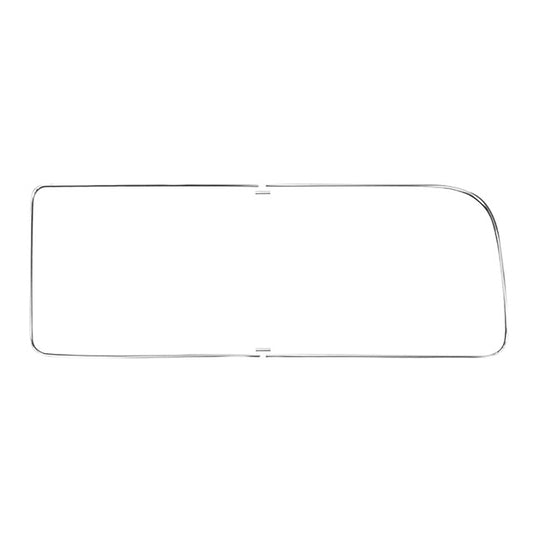 Window moulding for rear left side window 'Deluxe' - (alu trim)