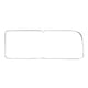 Window moulding for rear left side window 'Deluxe' - (alu trim)