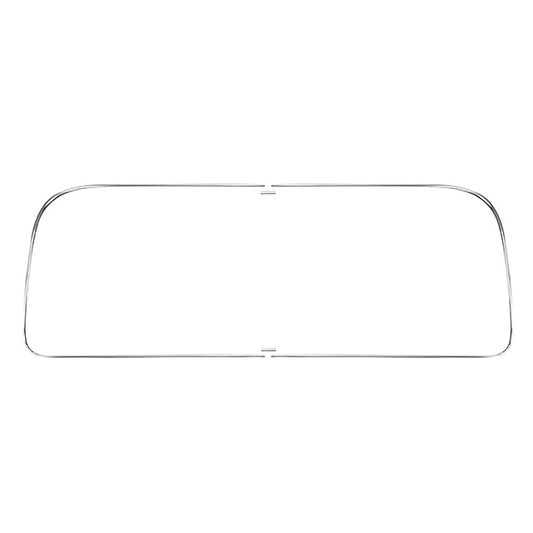 Window moulding for rear window 'Deluxe' (alu trim)