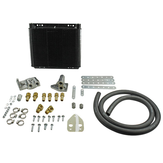 Oil cooler kit with 72 plates, 26 x 28 cm