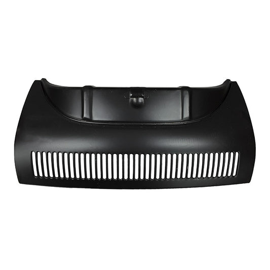 Front panel with grilles