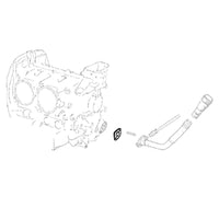 Gasket under Oil filler tube, Type 4
