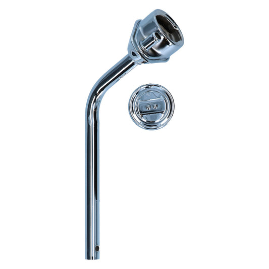 Oil filler with pipe