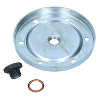 Oil sump plate 25-36 hp with drainplug