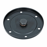 Oil sump plate with drainplug