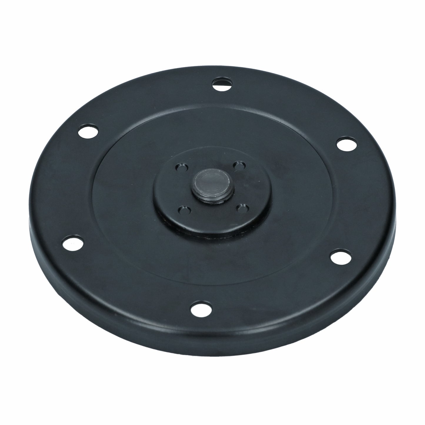 Oil sump plate with drainplug