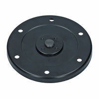 Oil sump plate with drainplug
