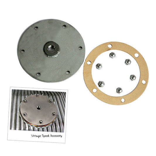 Oil sump plate Stainless Steel, STD, Vintage Speed