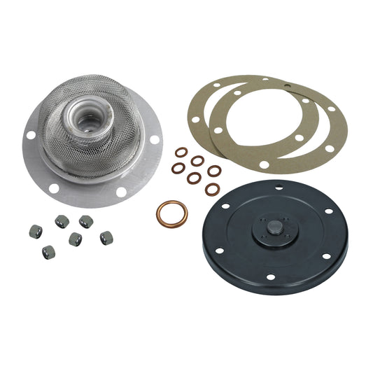 Complete oil change kit, Strainer, sump plate, seals and nuts.