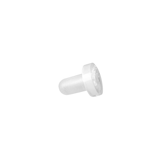 Mounting cup for nose emblem