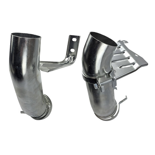 Elbows heatexchanger to heaterflap Type4 (Pair)
