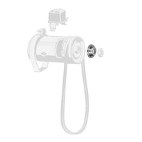 Ring between nut and shims V-belt pulley dynamo/alternator